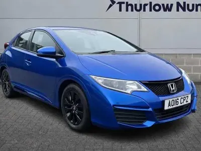 Used Honda Civic S 99 HP (72 kW) 2016 Blue Hatchback