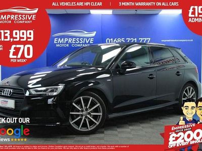 Black Used 2018 Audi A3 Sportback Black Edition Hatchback | £13,999 (A bit pricey)
