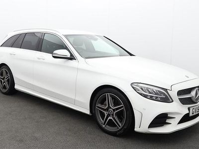 Used Mercedes C220 AMG line 194 HP (142 kW) 2019 White Estate