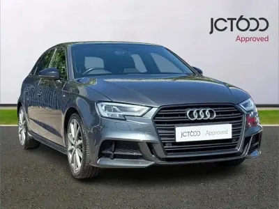 Used Audi A3 Black Edition 150 HP (110 kW) 2018 Grey Sedan