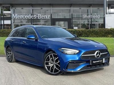 Used Mercedes C300 AMG Line Premium Plus 261 HP (191 kW) 2023 Blue Estate