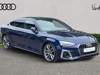 Used Audi A5 Sportback S-Line 200 HP (147 kW) 2024 Blue Hatchback