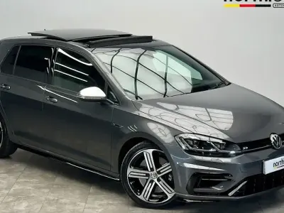 Begagnad VW Golf VII R 300 HK (220 kW) 2019 Grå Halvkombi