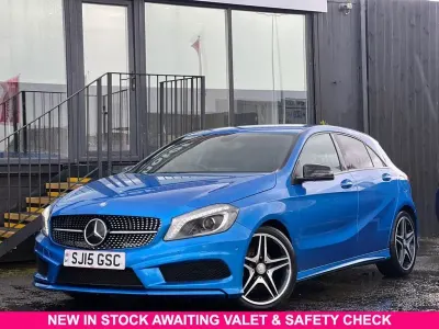 Used Mercedes A180 AMG 2015 Blue Hatchback