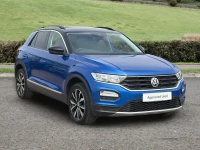 Used VW T-Roc Design 150 HP (110 kW) 2020 Blue SUV