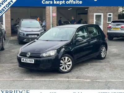 Used VW Golf VII Match 105 HP (77 kW) 2012 Black Hatchback
