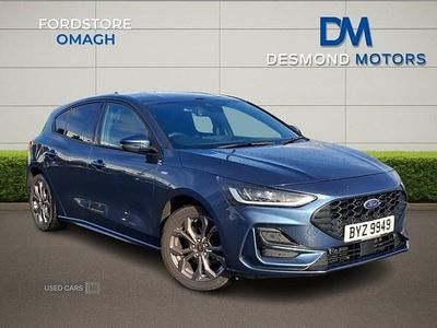 Blue Used 2023 Ford Focus ST-Line Hatchback | £17,789 (Expensive)