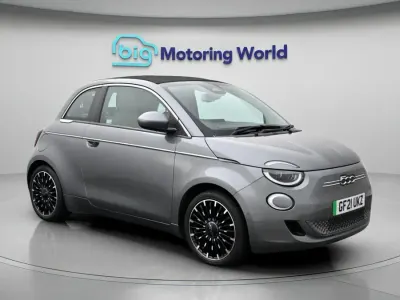 Used Fiat 500e La Prima 86 kW (118 HP) 2021 Grey Cabriolet