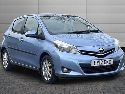 Used Toyota Yaris Multidrive S 101 HP (74 kW) 2012 Sintra blue Hatchback