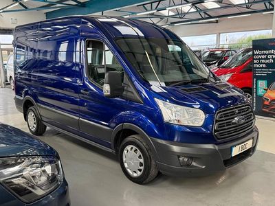 Used Ford Transit 130 HP (95 kW) 2017 Blue Van