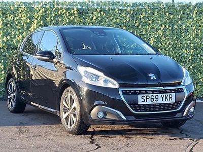 Used Peugeot 208 82 HP (60 kW) 2019 Black Hatchback