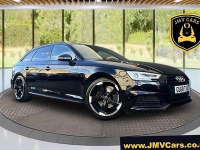 Used Audi A4 Black Edition 150 HP (110 kW) 2018 Black Estate