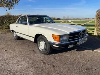 Used Mercedes SL280 185 HP (136 kW) 1984 White Cabriolet