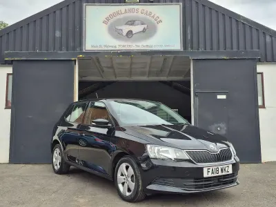 Used Skoda Fabia SE 95 HP (69 kW) 2018 Black Hatchback
