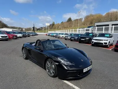 Begagnad Porsche Boxster 2018 Svart Cab