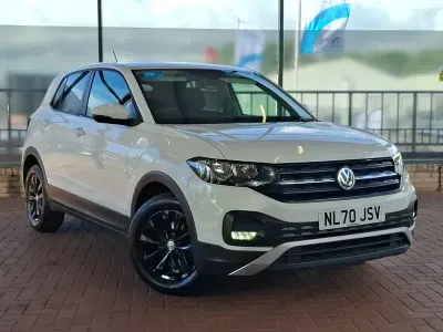 Used VW T-Cross S 95 HP (69 kW) 2020 White SUV