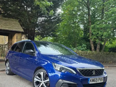 Used Peugeot 308 GT-line 2019 Blue Estate
