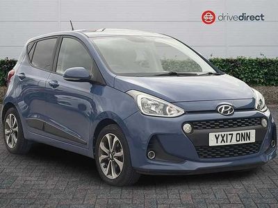 Used Hyundai i10 Premium SE 2017 Blue Hatchback