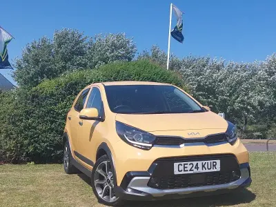 Used Kia Picanto X-Line 2024 Yellow Hatchback