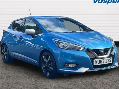 Used Nissan Micra N-Connecta 90 HP (66 kW) 2017 Blue Hatchback