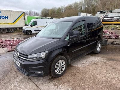 Used VW Caddy Highline 102 HP (75 kW) 2016 Black MPV