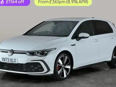 Begagnad VW Golf VIII GTD 200 HK (147 kW) 2023 Vit Halvkombi