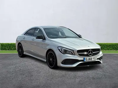 Usado Mercedes CLA220 AMG line 2018 Prateado Sedan