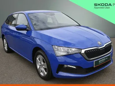 Used Skoda Scala SE 108 HP (79 kW) 2023 Blue Hatchback