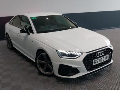Used Audi A4 Black Edition 150 HP (110 kW) 2020 White Sedan