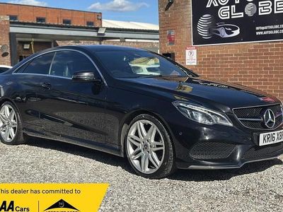 Used Mercedes E220 AMG line 177 HP (130 kW) 2016 Black Coupe