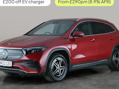 Used Mercedes EQA250 AMG line 139 kW (190 HP) 2022 Red SUV
