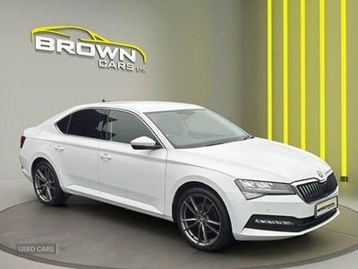 Used Skoda Superb SE 150 HP (110 kW) 2022 White Hatchback