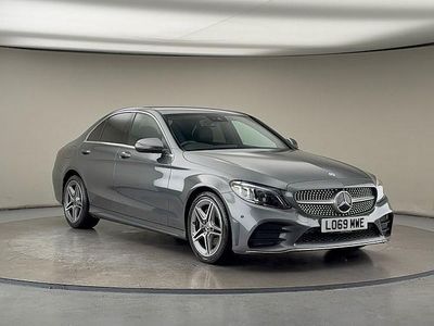 Selenite grey Used 2019 Mercedes C220 AMG line Sedan | £17,850 (Fair price)
