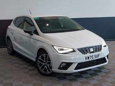 New Seat Ibiza XCELLENCE 95 HP (69 kW) 2025 White Hatchback