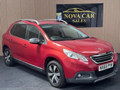 Used Peugeot 2008 Allure 100 HP (73 kW) 2015 Red SUV