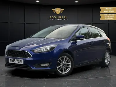 Used Ford Focus Zetec 2015 Blue Hatchback