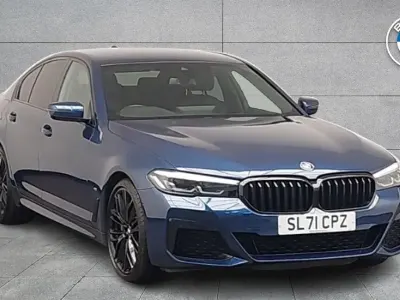 Used BMW 530 M Sport 286 HP (210 kW) 2021 Blue Sedan