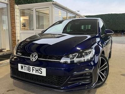 Used VW Golf VII GTD 184 HP (135 kW) 2018 Blue Hatchback