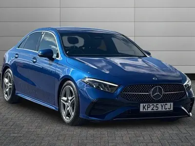 Used Mercedes A150 AMG line 148 HP (108 kW) 2025 Blue Sedan