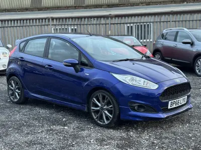 Used Ford Fiesta ST-Line 140 HP (102 kW) 2016 Blue Hatchback