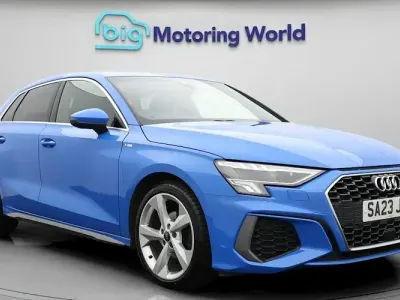 Used Audi A3 Sportback S-Line 110 HP (80 kW) 2023 Blue Hatchback