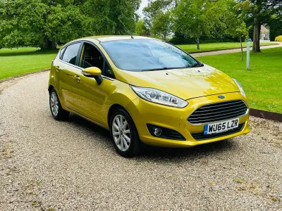Used Ford Fiesta Titanium 2015 Yellow Hatchback