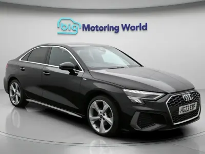 Used Audi A3 S-Line 110 HP (80 kW) 2023 Black Sedan