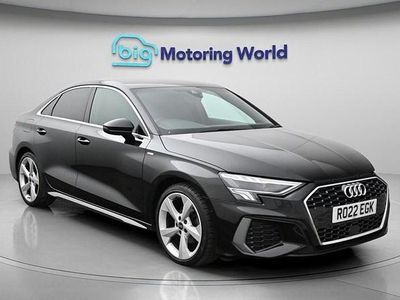 Used Audi A3 S-Line 150 HP (110 kW) 2022 Black Sedan
