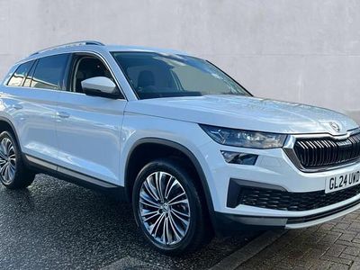 Used Skoda Kodiaq SE L Executive 150 HP (110 kW) 2024 White SUV