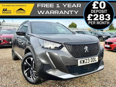 Begagnad Peugeot 2008 Allure+ 2023 Grå SUV