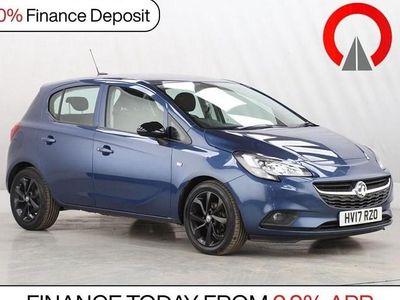 Used Vauxhall Corsa 90 HP (66 kW) 2017 Blue Hatchback