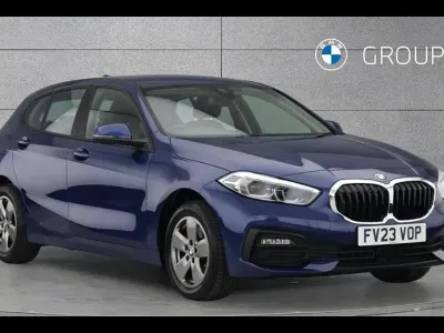 Used BMW 118 Comfort Edition 136 HP (100 kW) 2023 Blue Hatchback