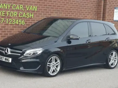 Used Mercedes B200 AMG Line Premium Plus 2017 Black Hatchback