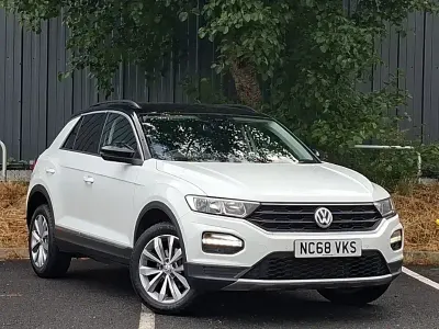 Used VW T-Roc Design 115 HP (84 kW) 2019 White SUV